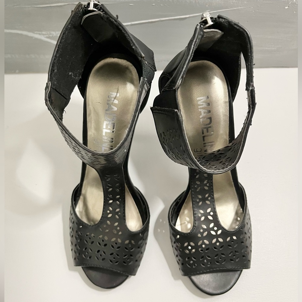Madeline Girl Black Heels Size 5.5 - Picture 3 of 7